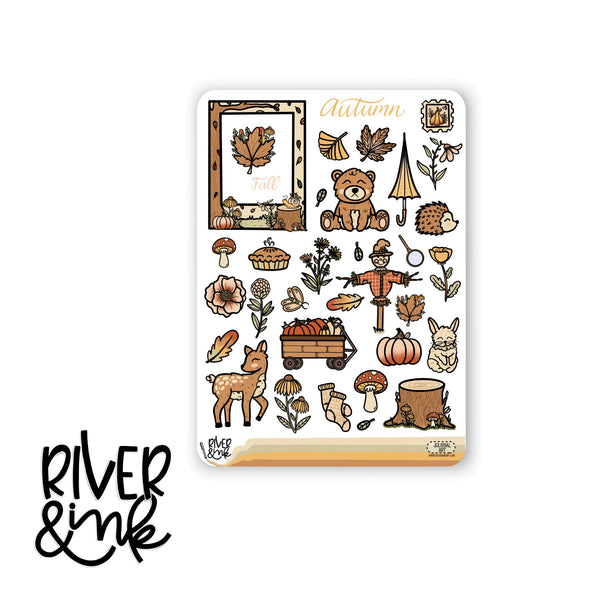 Autumn Awakens | Journaling Stickers Kit