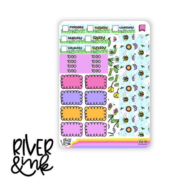The Birds and The Bees | Hobonichi Cousin Planner Stickers Kit