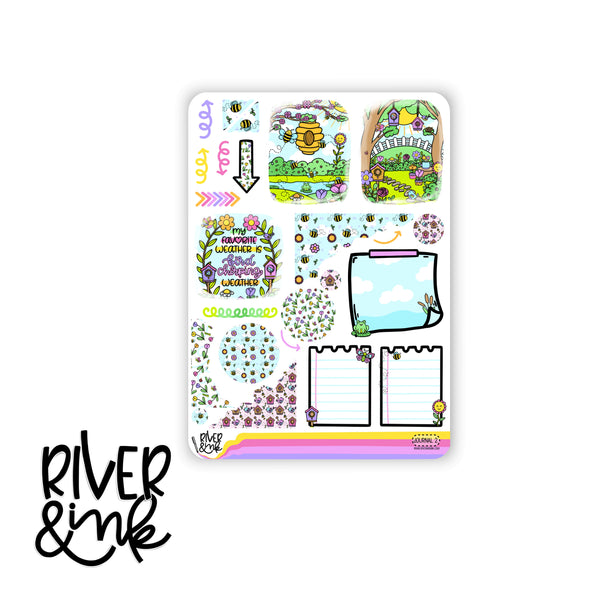 The Birds and The Bees | Journaling Stickers Kit