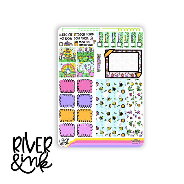 The Birds and The Bees | Hobonichi Weeks Sticker Kit Planner Stickers