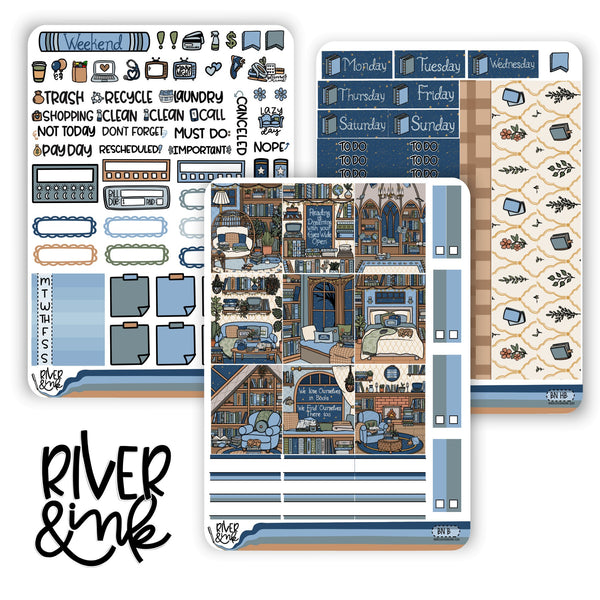 Book Nook | Hobonichi Cousin Planner Stickers Kit