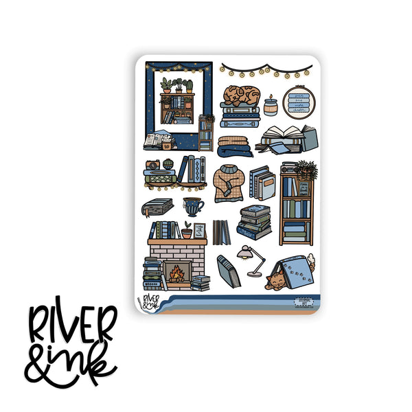 Book Nook | Journaling Stickers Kit