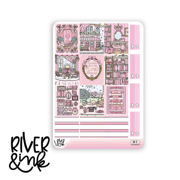 Books & Bows | Hobonichi Cousin Planner Stickers Kit