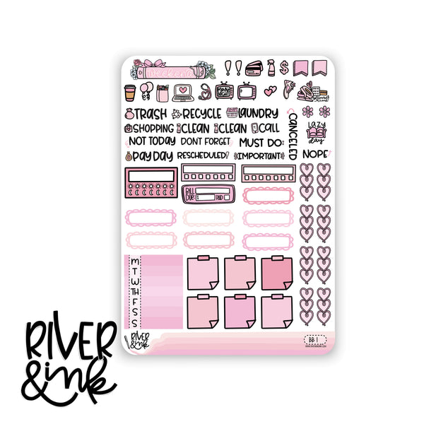 Books & Bows | Hobonichi Cousin Planner Stickers Kit