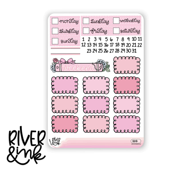 Books & Bows | Vertical Stickers Kit Planner Stickers