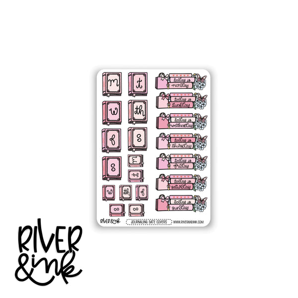 Books & Bows | Journaling Stickers Kit