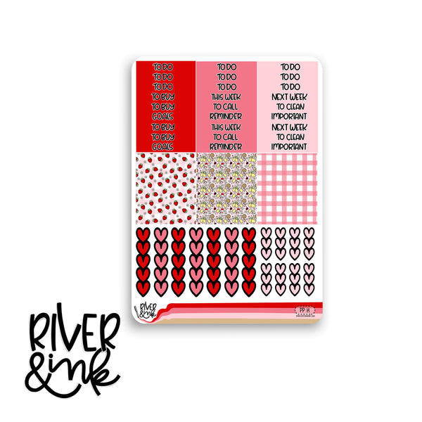 Picnic in the Park | Vertical Stickers Kit Planner Stickers