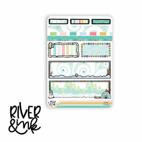 Frost & Flurries| Journaling Stickers Kit