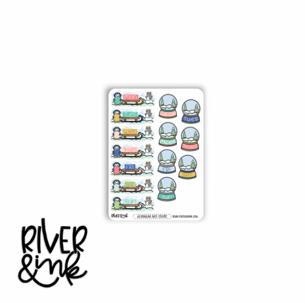 Frost & Flurries| Journaling Stickers Kit