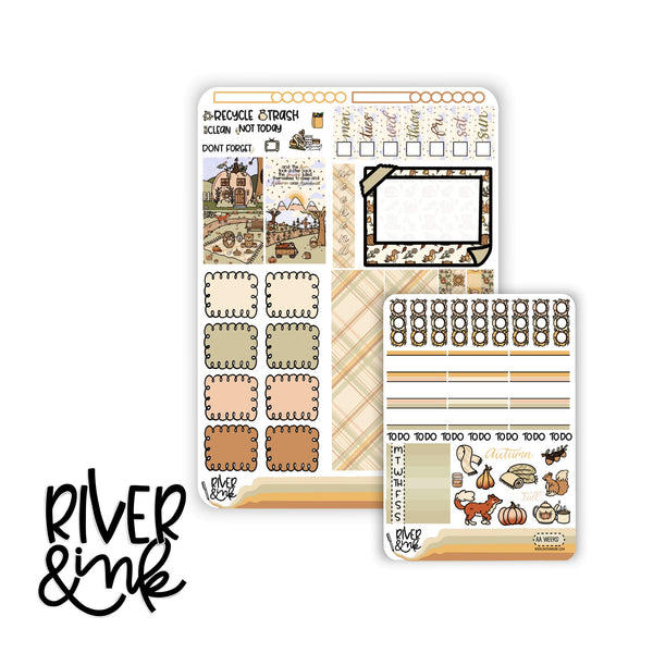 Autumn Awakens | Hobonichi Weeks Sticker Kit Planner Stickers