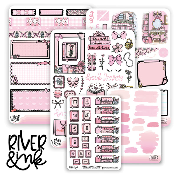 Books & Bows | Journaling Stickers Kit
