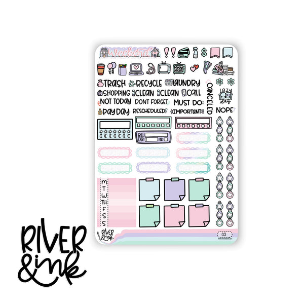 Christmas Cheer | Hobonichi Cousin Planner Stickers Kit