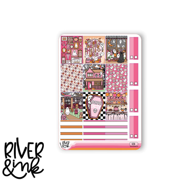 Ghoul Squad Halloween | Hobonichi Cousin Planner Stickers Kit