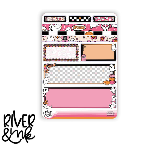 Ghoul Squad Halloween | Journaling Stickers Kit
