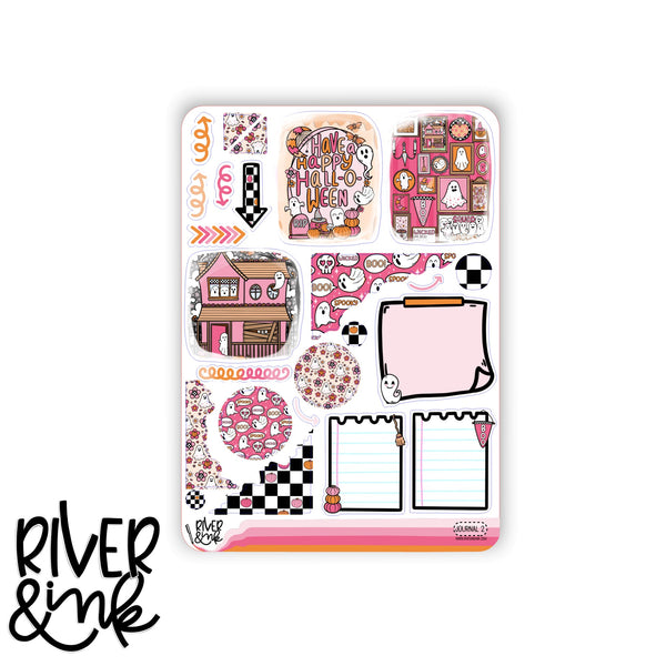 Ghoul Squad Halloween | Journaling Stickers Kit