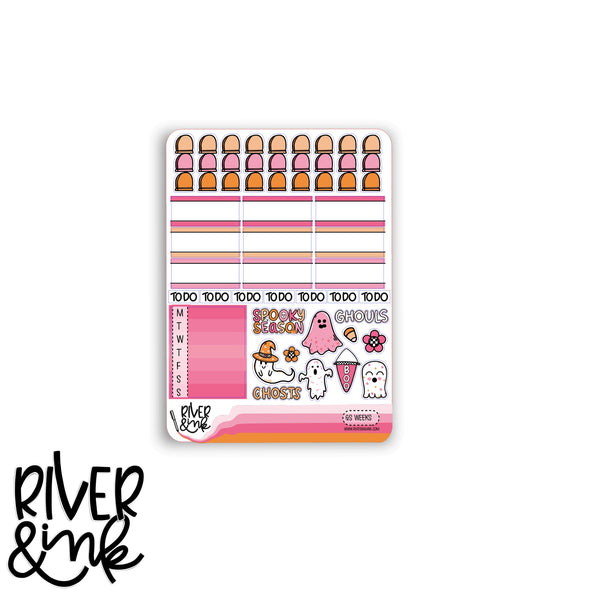 Ghoul Squad | Hobonichi Weeks Sticker Kit Planner Stickers