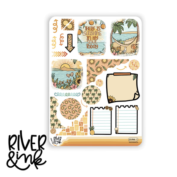 Here Comes the Sun | Journaling Stickers Kit