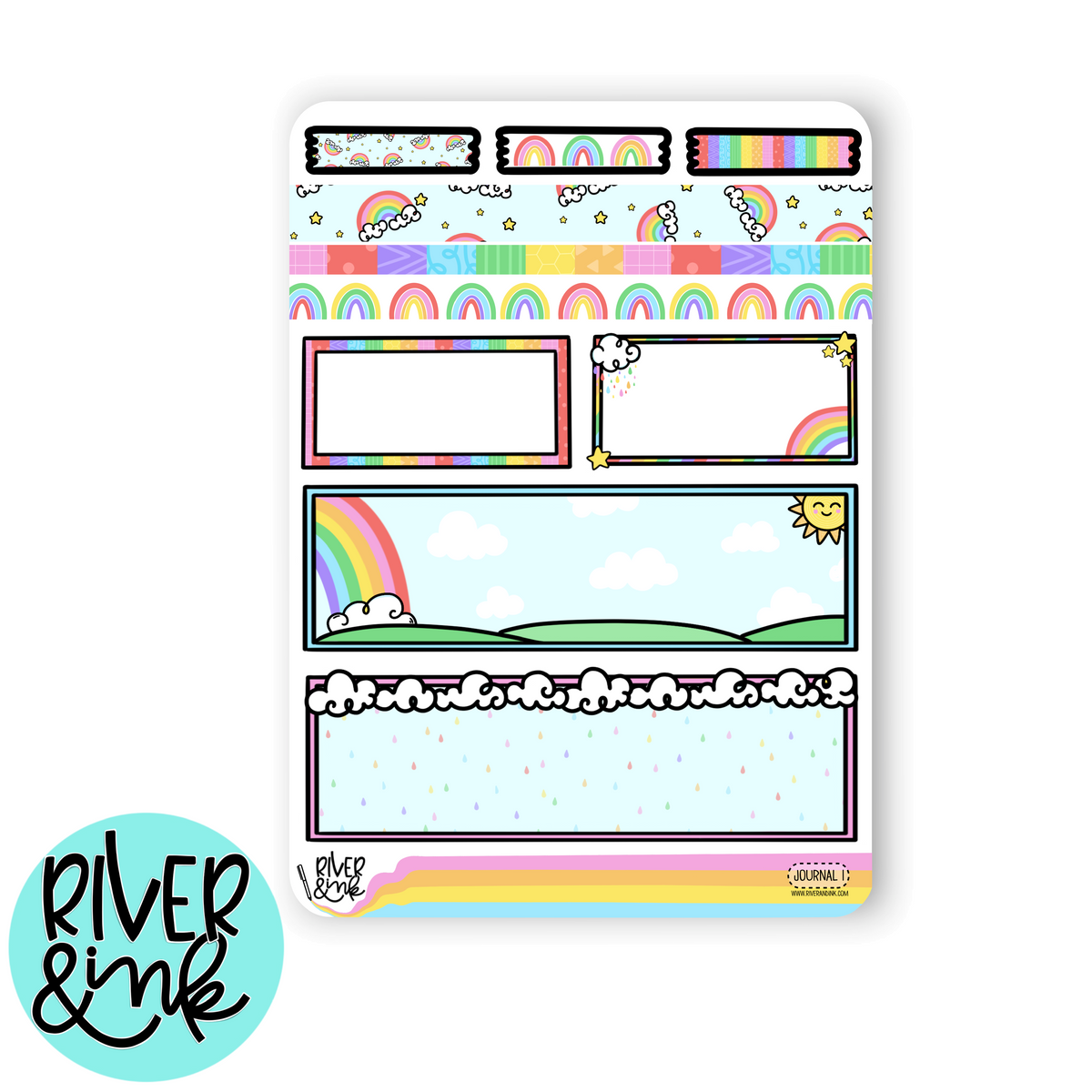 Take Note  Journaling Stickers Kit – River & Ink