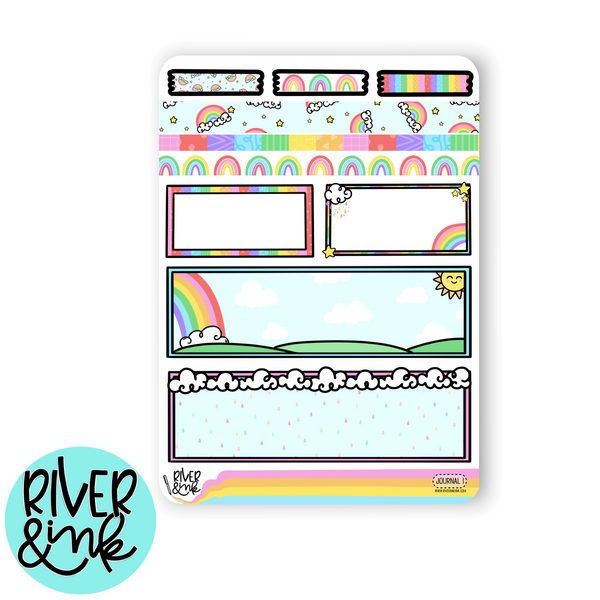 Chase The Rainbow | Journaling Stickers Kit