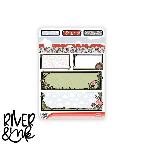 Little Mushrooms | Journaling Stickers Kit
