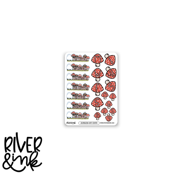 Little Mushrooms | Journaling Stickers Kit