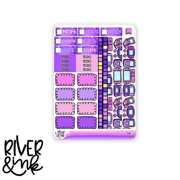 Level Up | Hobonichi Cousin l Planner Stickers Kit