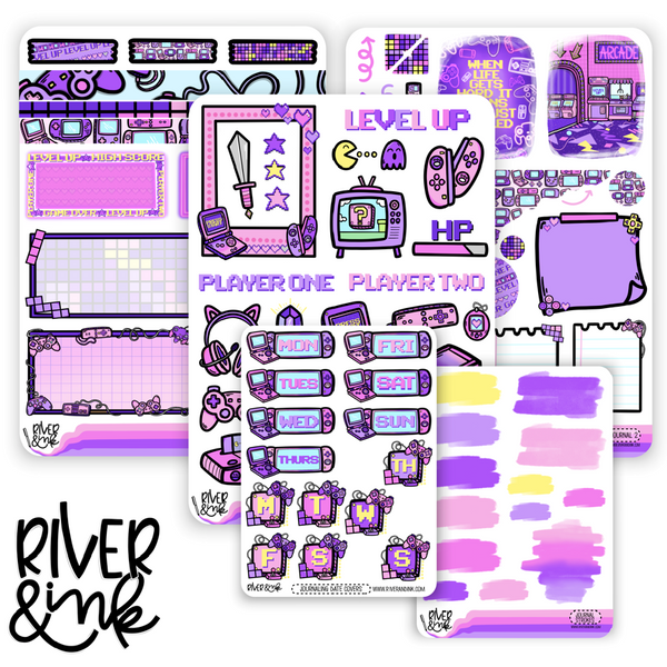 Level Up | Journaling Stickers Kit