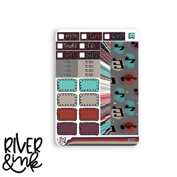 Magic of Music Concert | Hobonichi Cousin Planner Stickers Kit