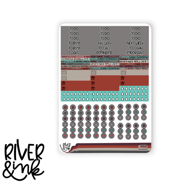 Magic of Music Concert | Vertical Stickers Kit Planner Stickers