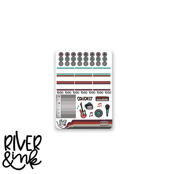 Magic of Music Concert | Hobonichi Weeks Sticker Kit Planner Stickers