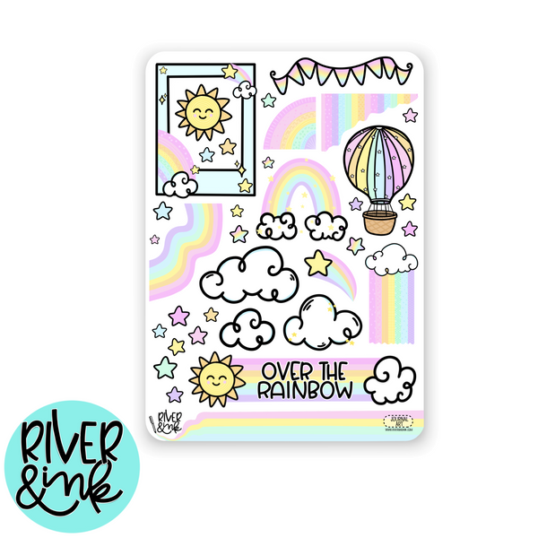 Over The Rainbow | Journaling Stickers Kit