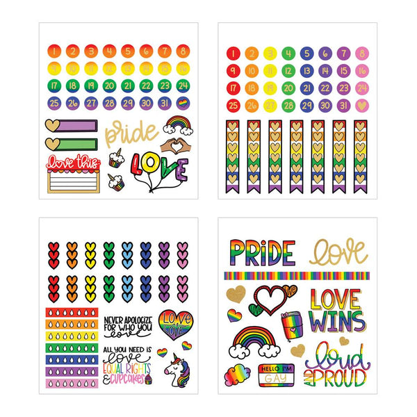 Love Is Love Mini Sticker Book | River & Ink x PHP Collab