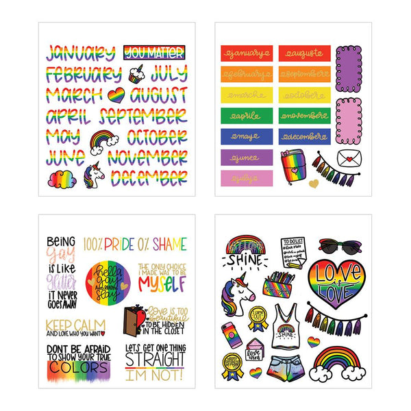Love Is Love Mini Sticker Book | River & Ink x PHP Collab