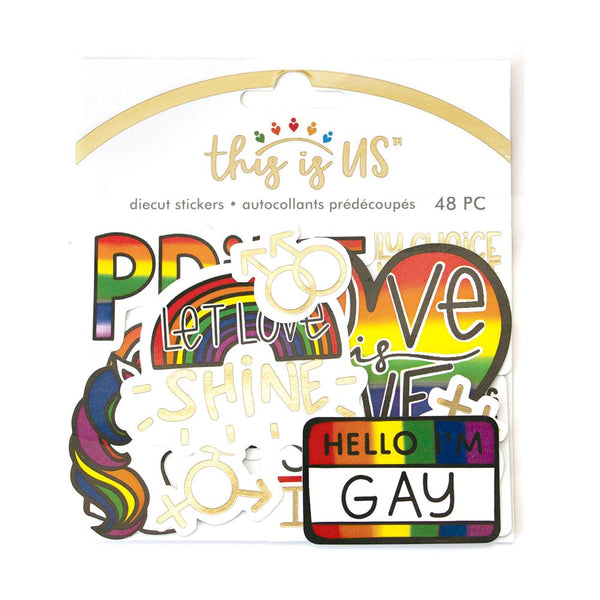 Pride Diecut Stickers | River & Ink x PHP Collab