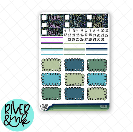 Enchanted Forest | Weekly Vertical Planner Stickers Kit