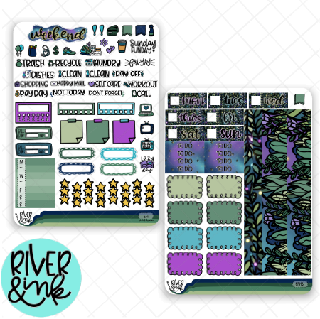 Enchanted Forest | Hobonichi Cousin l Planner Stickers Kit