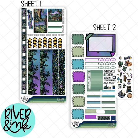 Enchanted Forest | Hobonichi Weeks Sticker Kit Planner Stickers – River ...