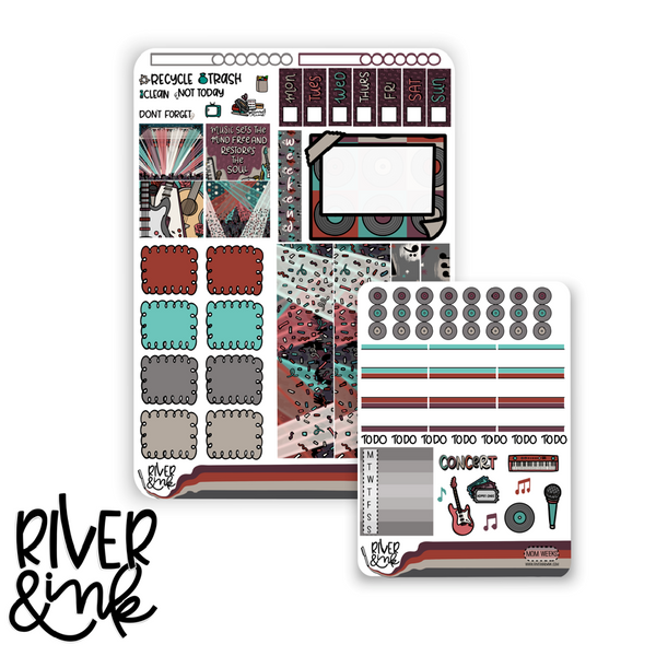 Magic of Music Concert | Hobonichi Weeks Sticker Kit Planner Stickers