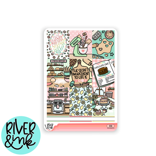 Bakers Dozen | Vertical Stickers Kit Planner Stickers