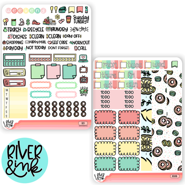 Bakers Dozen | Hobonichi Cousin l Planner Stickers Kit