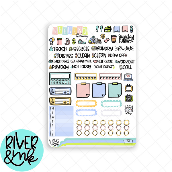 Bon Voyage | Hobonichi Cousin l Planner Stickers Kit