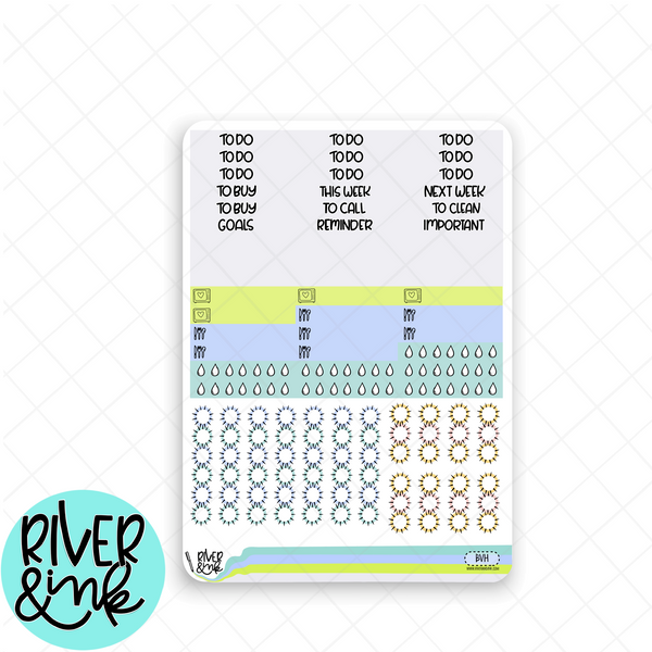 Bon Voyage | Weekly Vertical Planner Stickers Kit