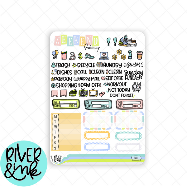 Bon Voyage | Weekly Vertical Planner Stickers Kit