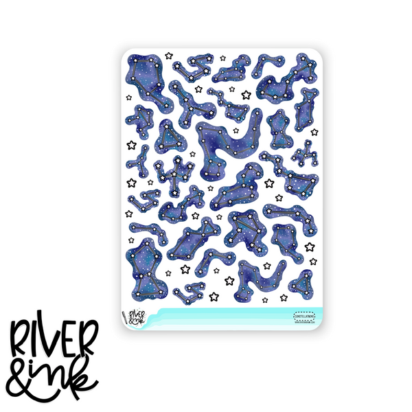Constellation Art Deco | Hand Drawn Planner Stickers