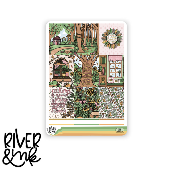 Changing Seasons | Vertical Stickers Kit Planner Stickers