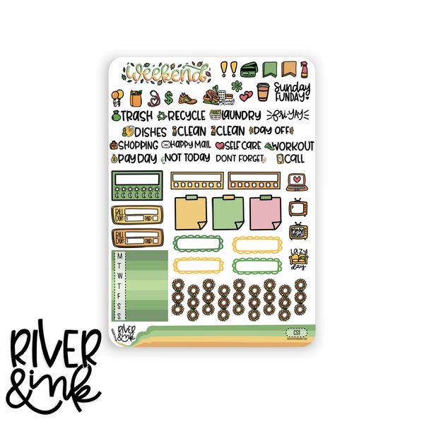 Changing Seasons | Hobonichi Cousin l Planner Stickers Kit