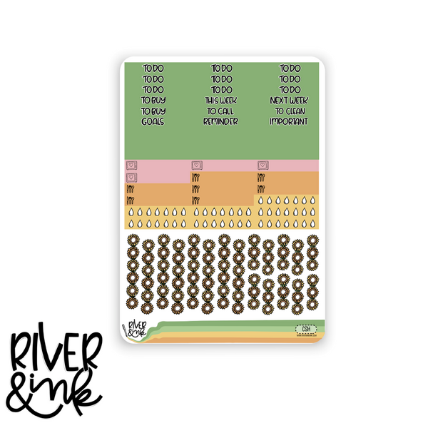 Changing Seasons | Vertical Stickers Kit Planner Stickers