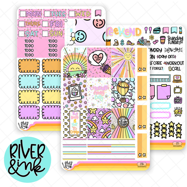 Celebrate Today | Hobonichi Cousin l Planner Stickers Kit