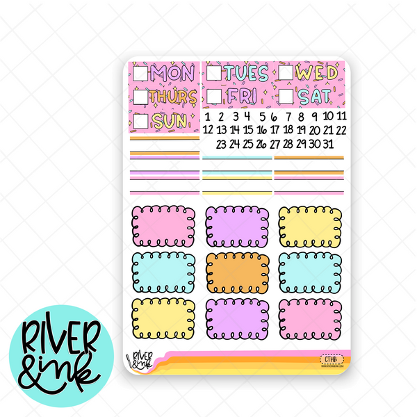 Celebrate Today | Weekly Vertical Planner Stickers Kit