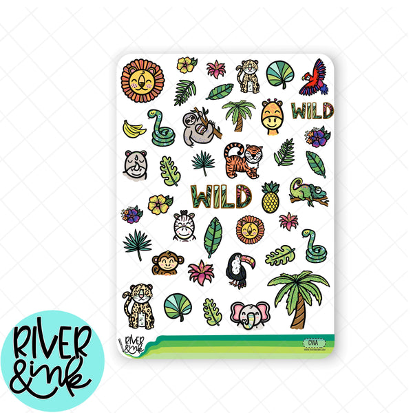 Call of the Wild | Weekly Vertical Planner Stickers Kit